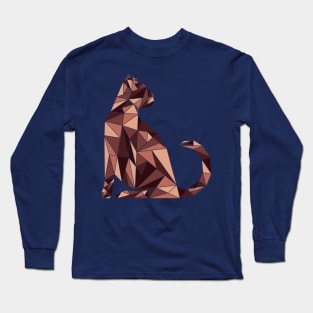 Animal cat geometric Long Sleeve T-Shirt